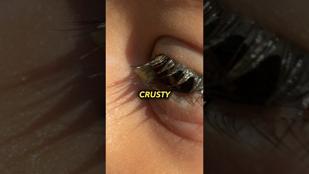 Crusty Eyes #youtubeshorts #bacteria #sleep #health
