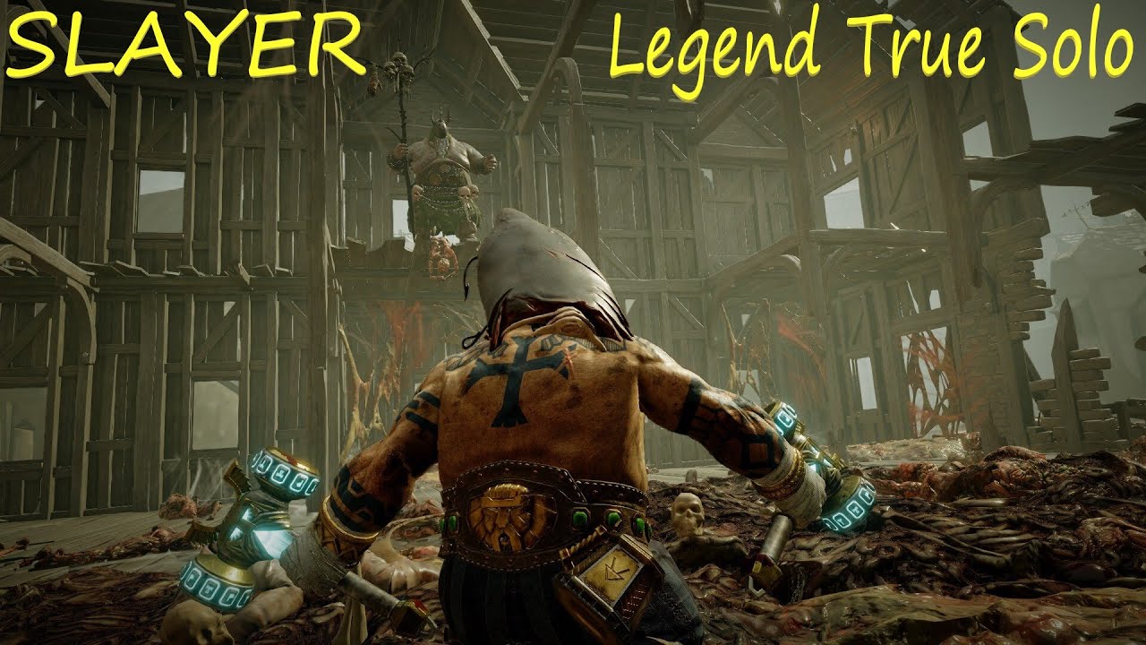 Halescourge - Slayer - Legend True solo - Dual Hammers/Throwing Axes - Warhammer Vermintide 2