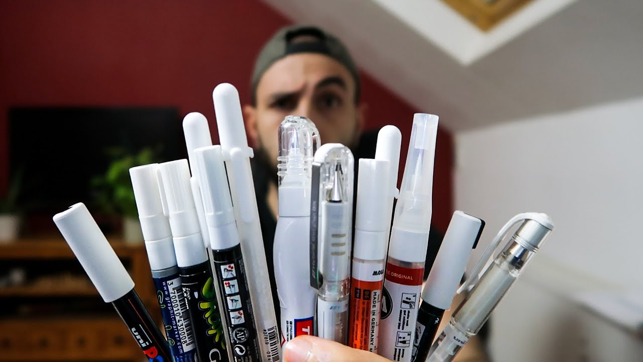 Je test tous les feutres blancs !