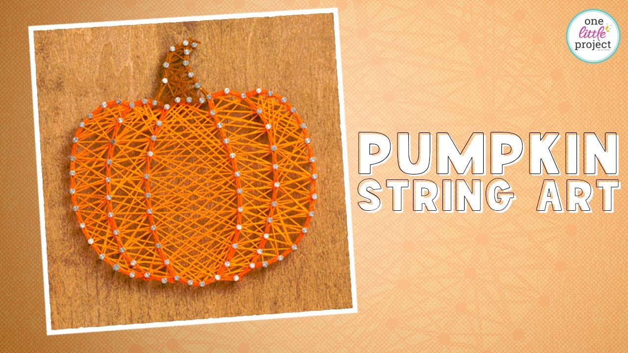 Pumpkin String Art | String Art Pumpkin + Free Template!