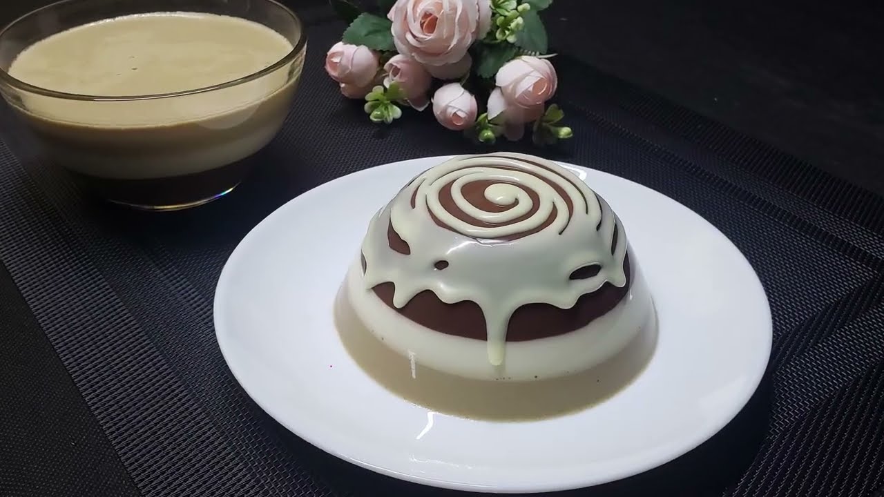 Best Chocolate and Coffee Dessert Panna Cotta!!! Without Gelatin! Without Oven! Best Italian Recipe!