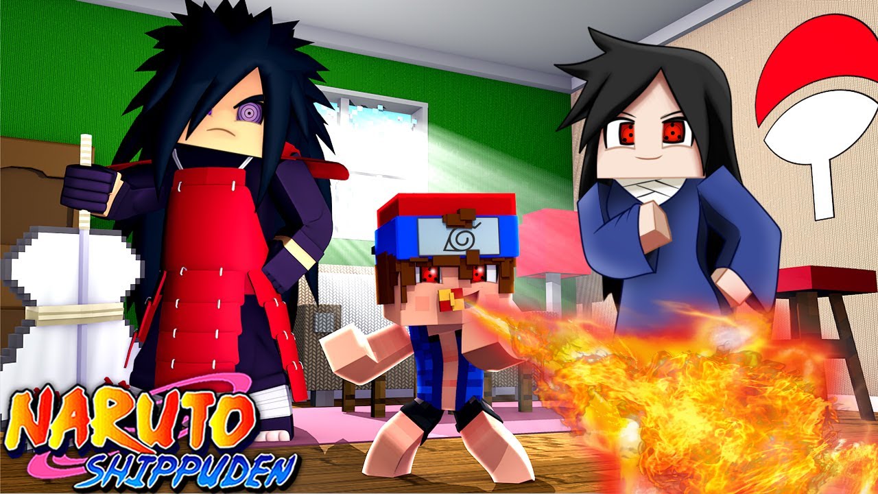 Minecraft - Who's Your Family? O filho de MADARA UCHIHA e KERA UCHIHA ! NARUTO SHIPPUDEN