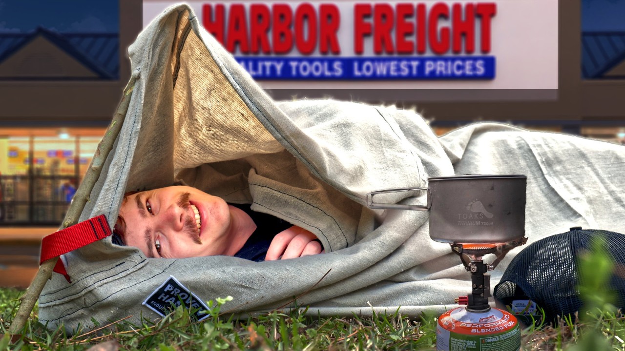 $7 Harbor Freight Cowboy Bedroll Build