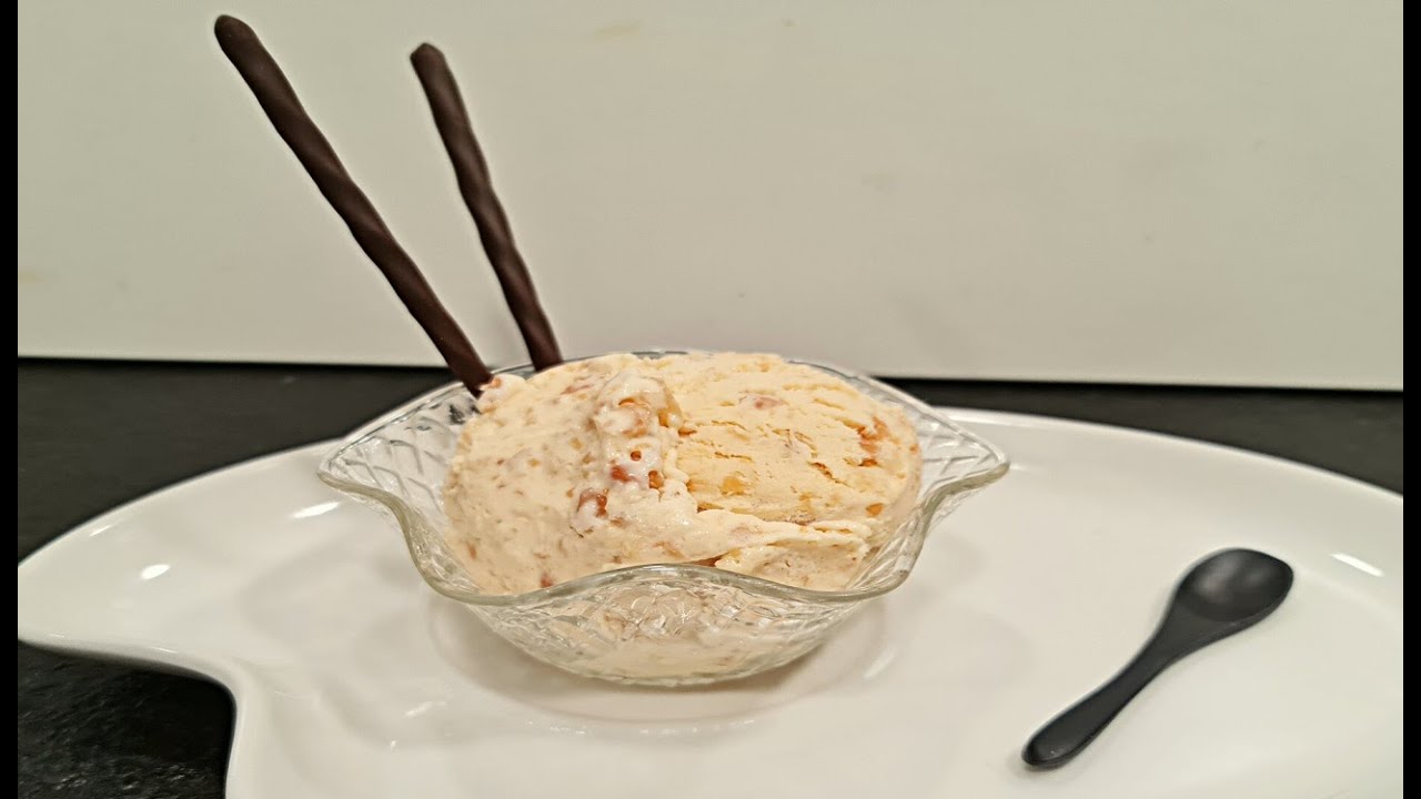 HELADO DE TURRON DE ALICANTE O DURO CASERO FACIL SENCILLO RAPIDO  SANO Y DELICIOSO