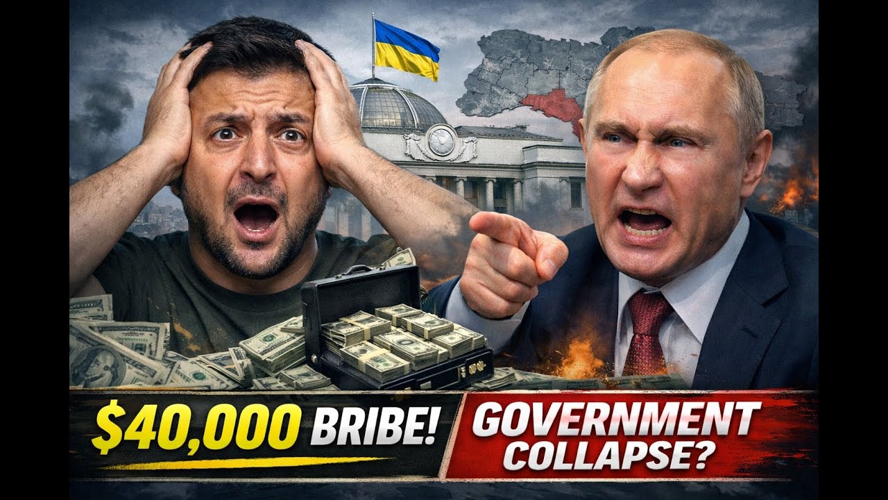 Ukraine’s Political Crisis: $40,000 Bribe Scandal Could Collapse Zelenskyy’s Government!