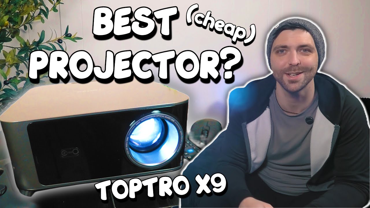 TOPTRO X9 Review | INSANE Sound Quality! | Best Budget 4K Smart Projector