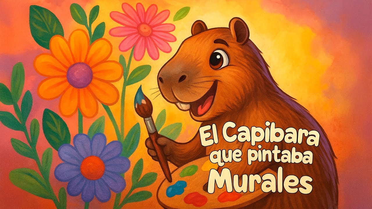 🦫🎨 El capibara que pintaba murales | Cuentos infantiles | Cuentos para dormir