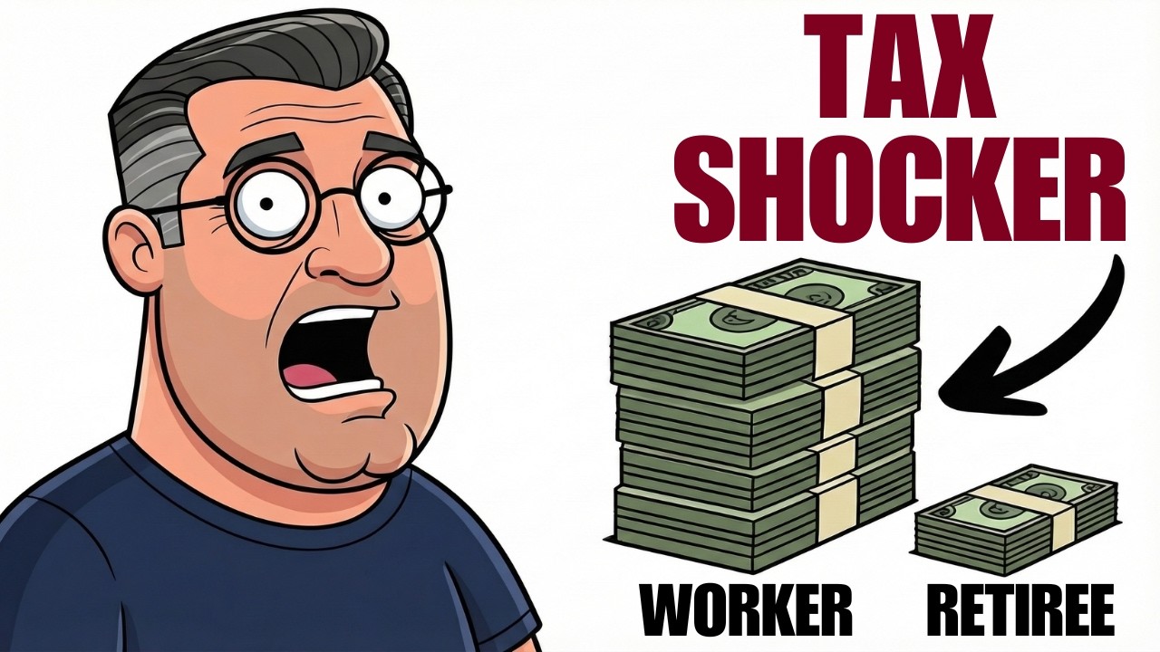 $100K Working vs $100K Retired, The Shocking Tax Difference (Fix It By Age 50)