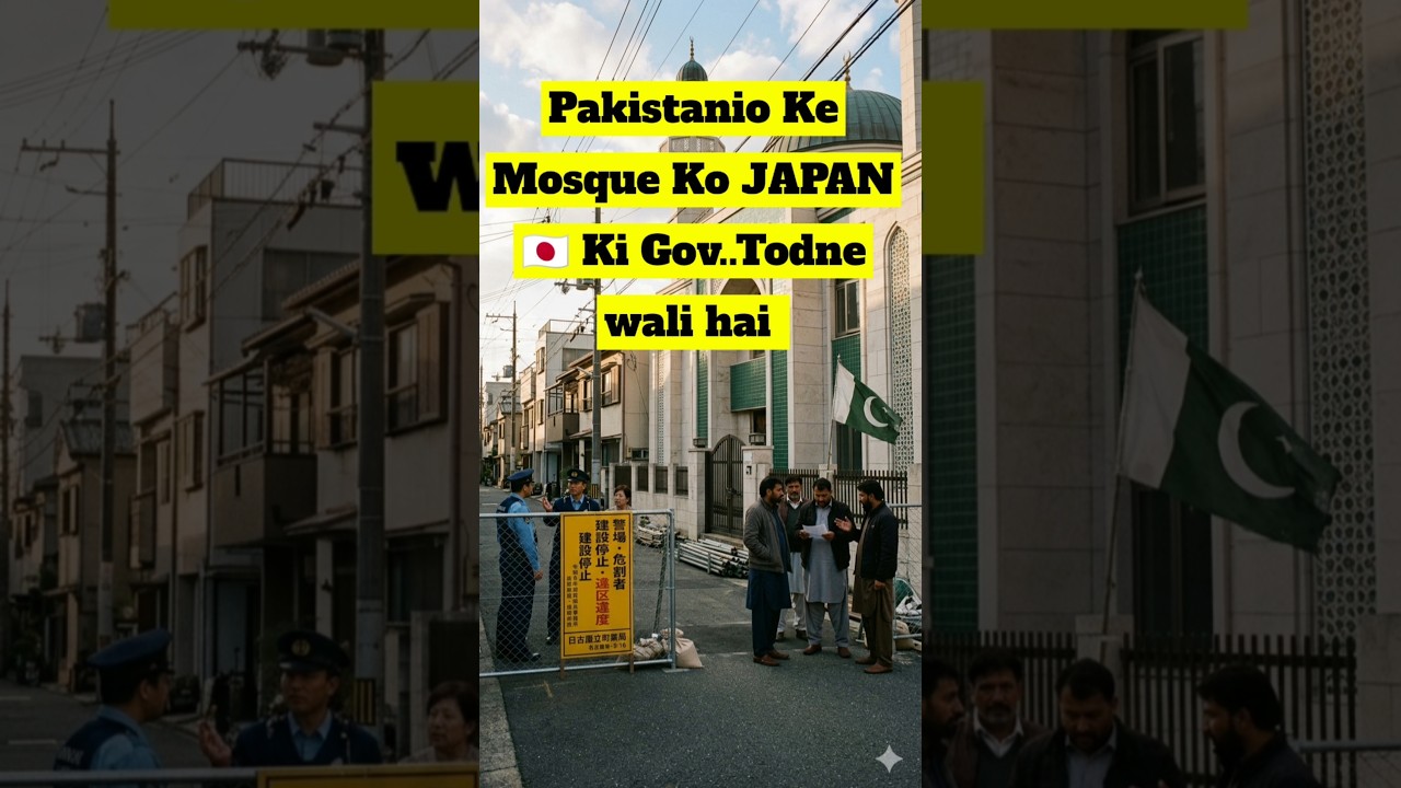 Japan ordered to Demolish Pakistan Mosque? 😱 Real Reason Outer!