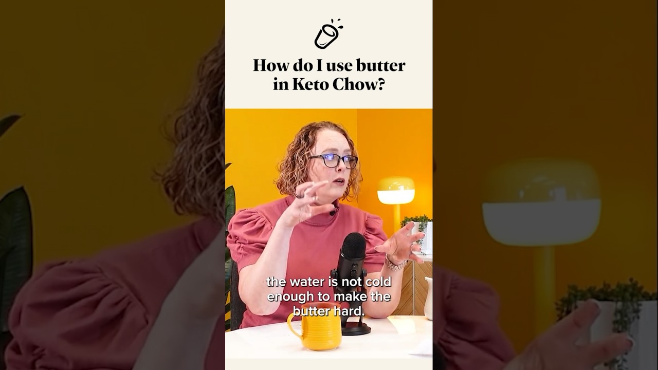 Using butter in your Keto Chow shake