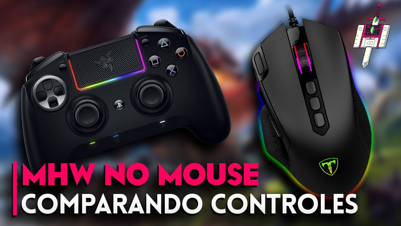 Jogar no MOUSE/TECLADO vs Controle - Monster Hunter World