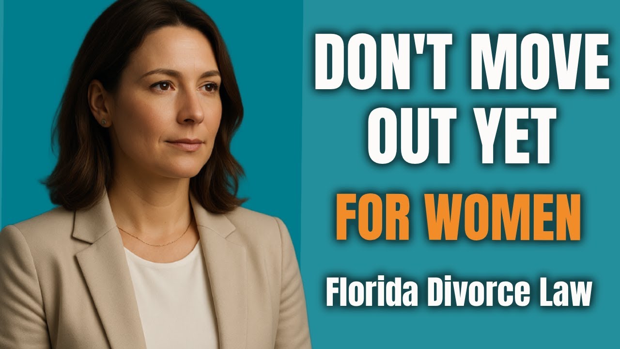 BEFORE You Move Out During DIVORCE in Florida: Legal Financial Checklist