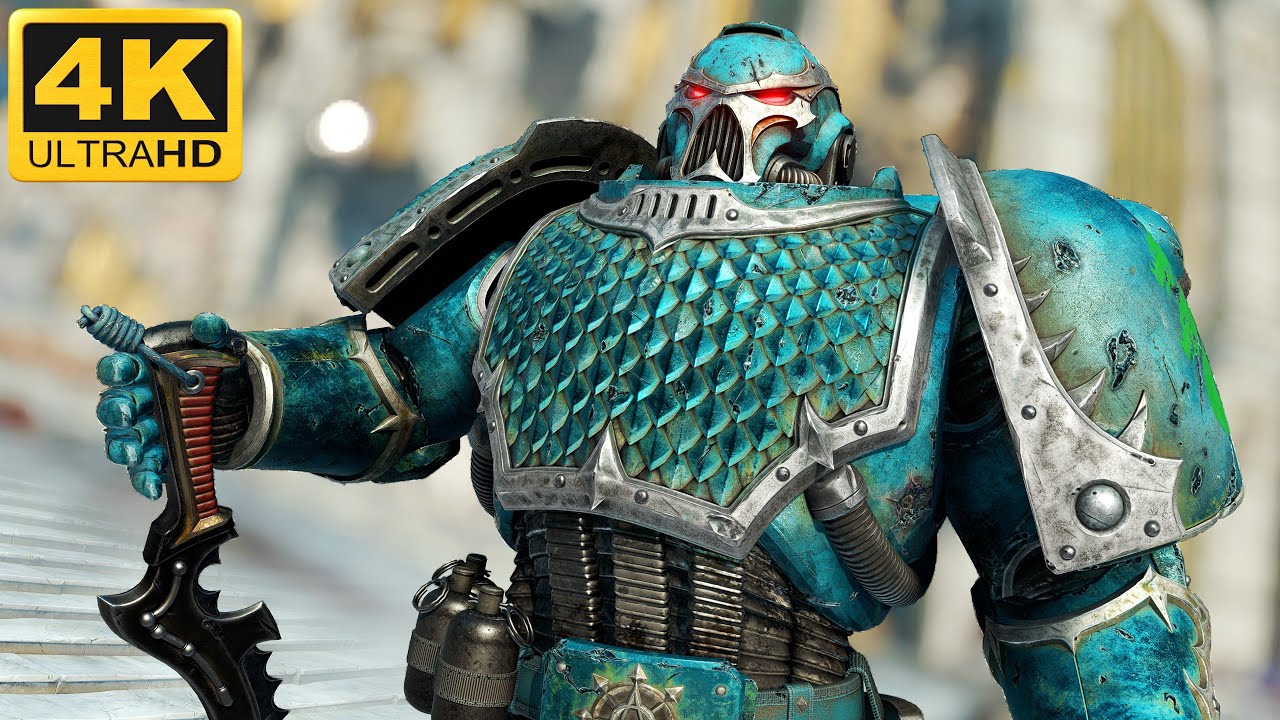 ALPHA LEGION'S CHAMPION Attacks His Allies! - Warhammer 40k: Space Marine 2 (4K, Mod)
