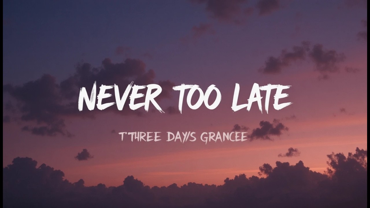 Never Too Late (Nightcore + AMV) – Three Days Grace | Emotional Rock Edit 💔🔥