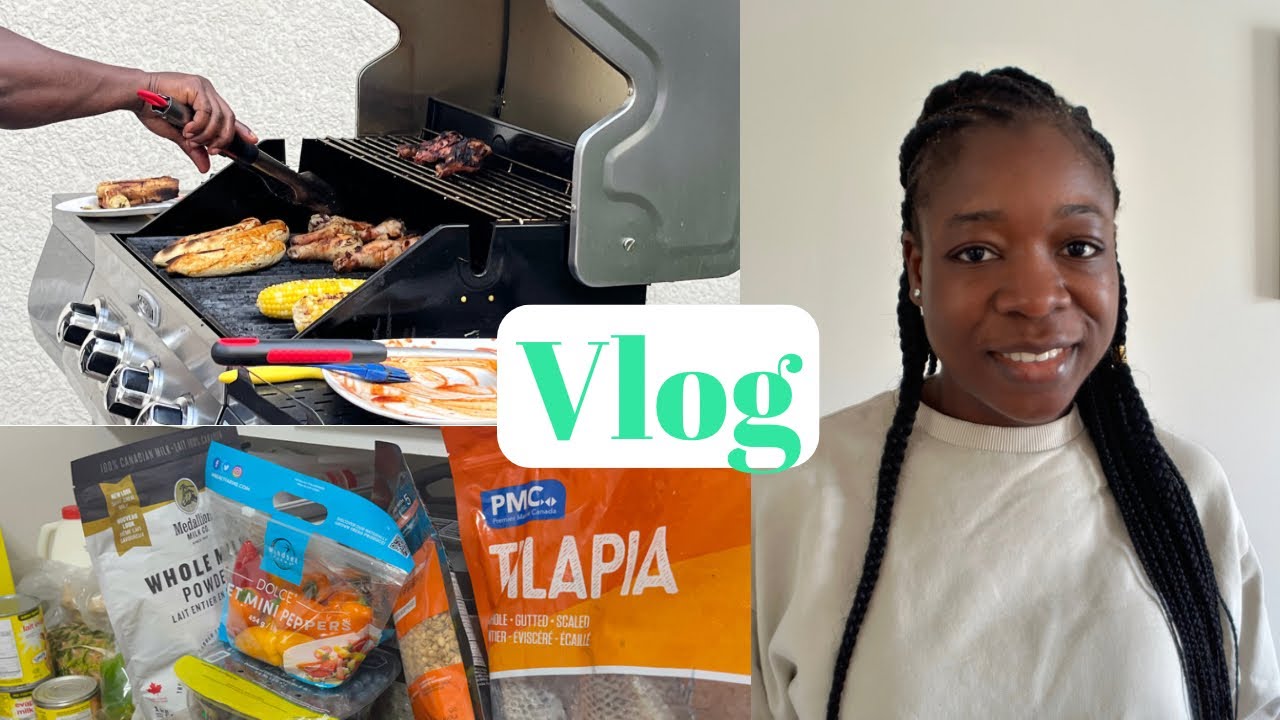 A Saturday Vlog: Paid to make my hair for the first time in Canada// Barbecue// Costco member
