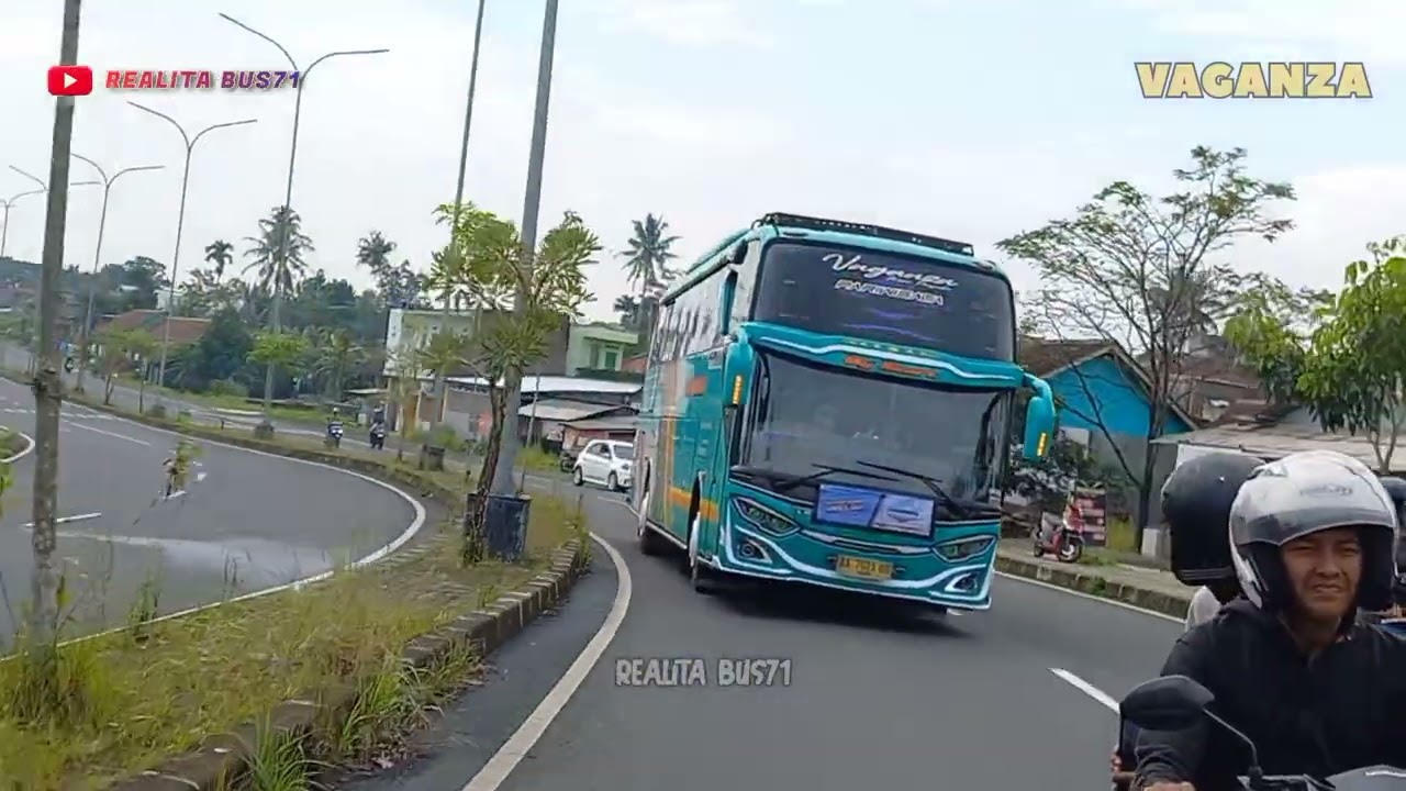 NGOYOD BUS VAGANZA BIKIN GUPUH‼️ Lewat Jalan Baru Tasikmalaya || REALITA BUS71
