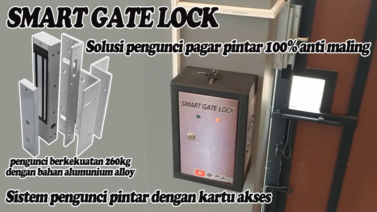 Pengunci Pagar Dengan Kartu RFID