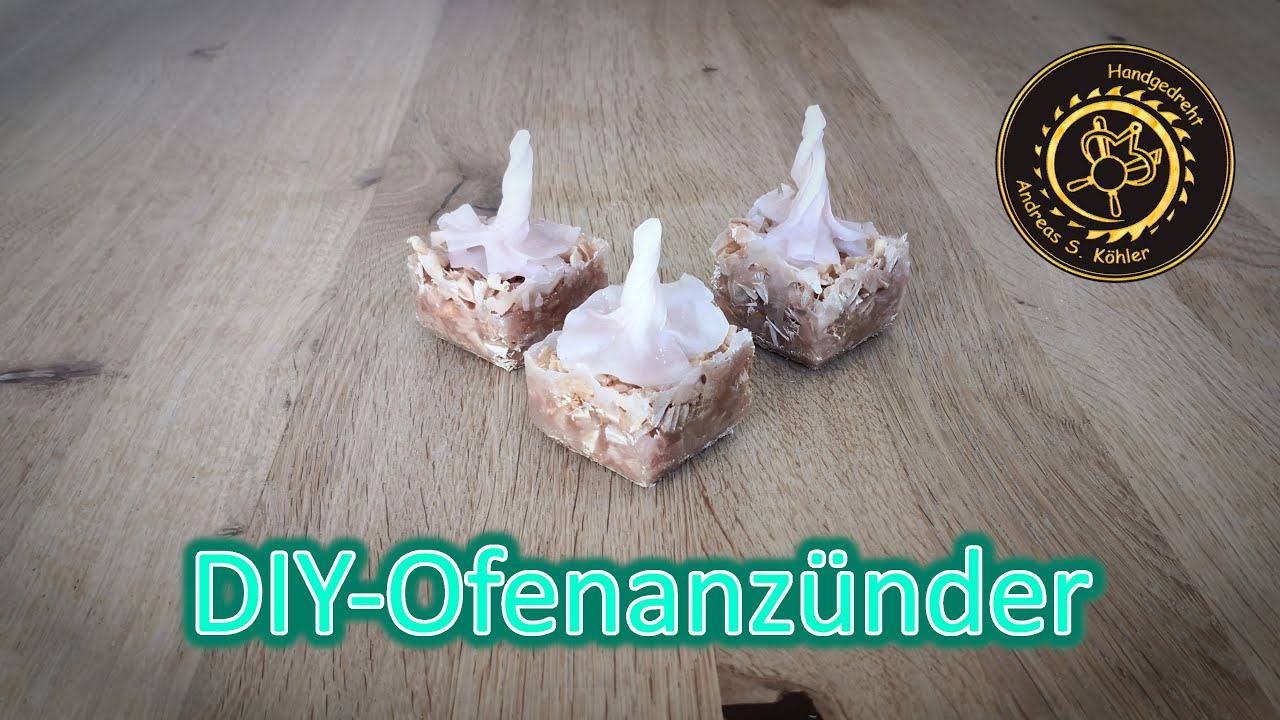 Drechseln: Light it up! (DIY-Ofenanzünder)