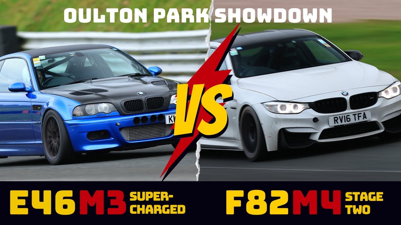 BMW Track Car Showdown | F82 M4 Stage 2 vs E46 M3 Supercharged | Oulton Park