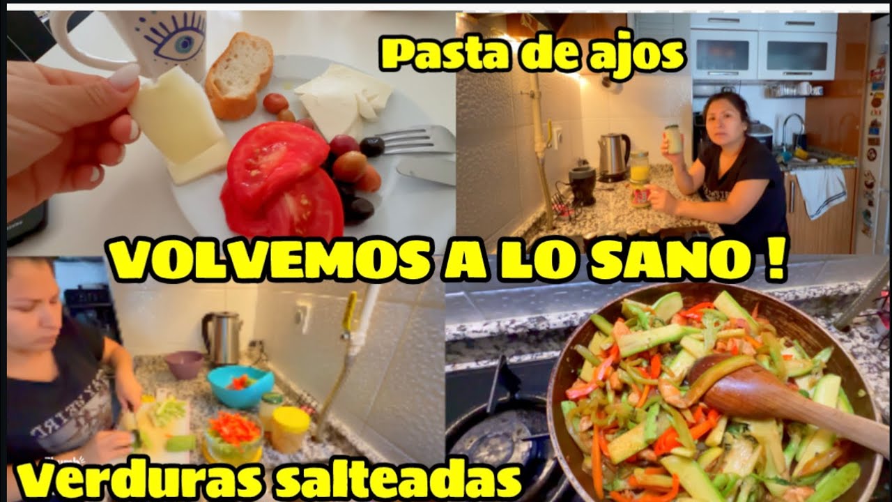 PASTA DE AJOS 🧄 / VOLVIENDO A COMER SANO 🥗