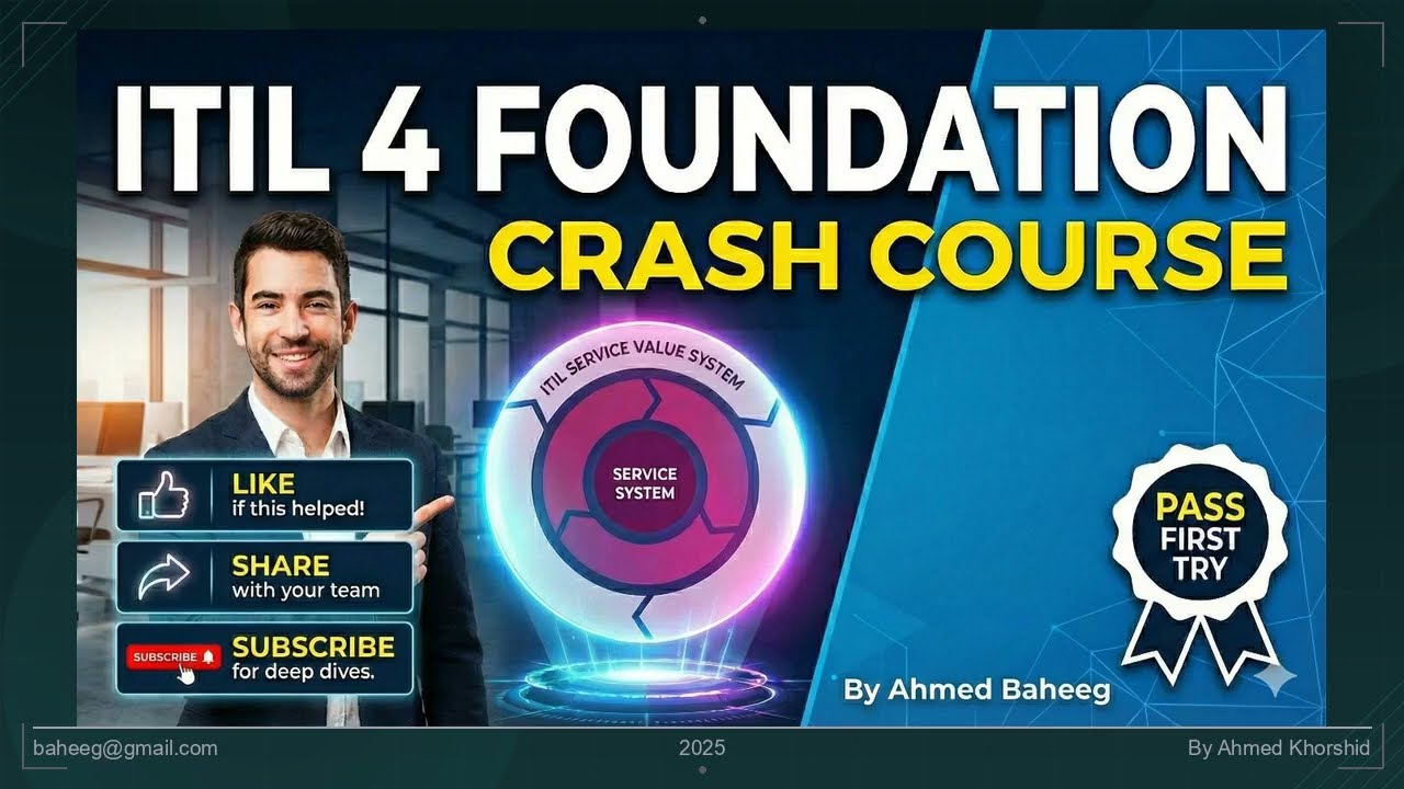 ITIL 4 Foundation Crash Course: IT Service Management Explained