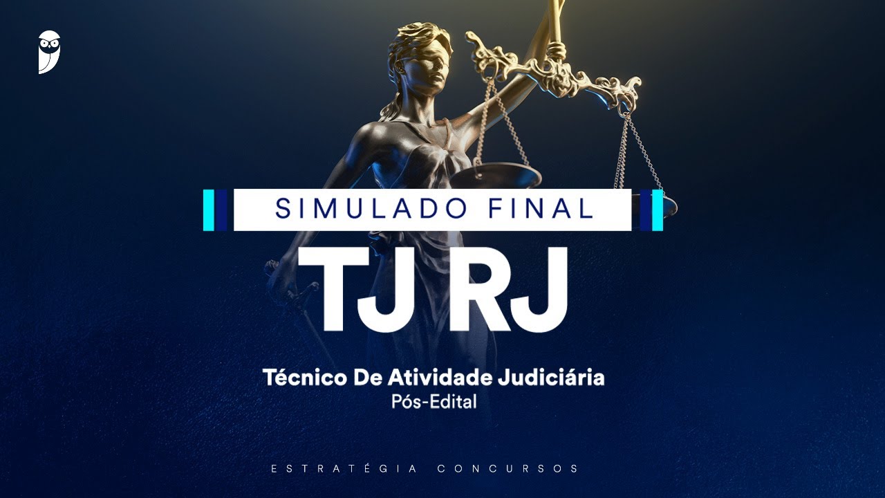Simulado Final TJ RJ - Técnico de Atividade Judiciária - Pós-Edital - Correção