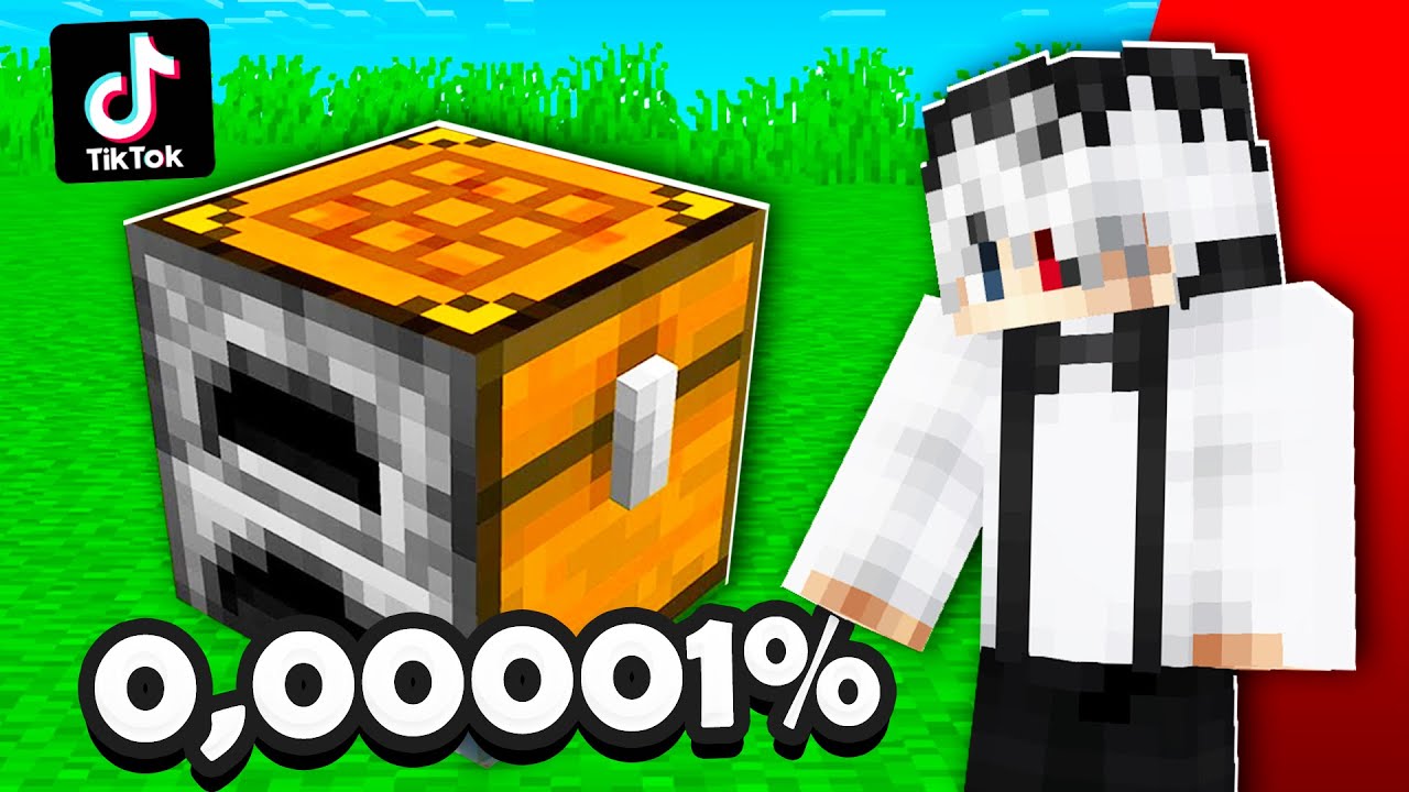 Testez TIKTOK-uri IMPOSIBILE VIRALE cu MINECRAFT care FUNCTIONEAZA!