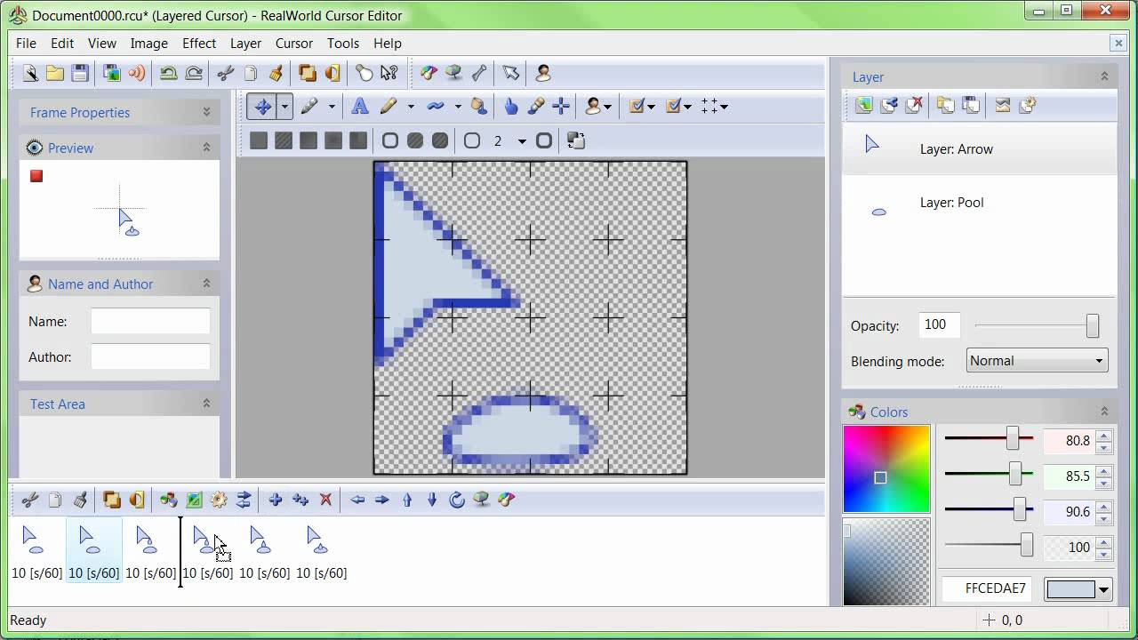 Make animated cursor