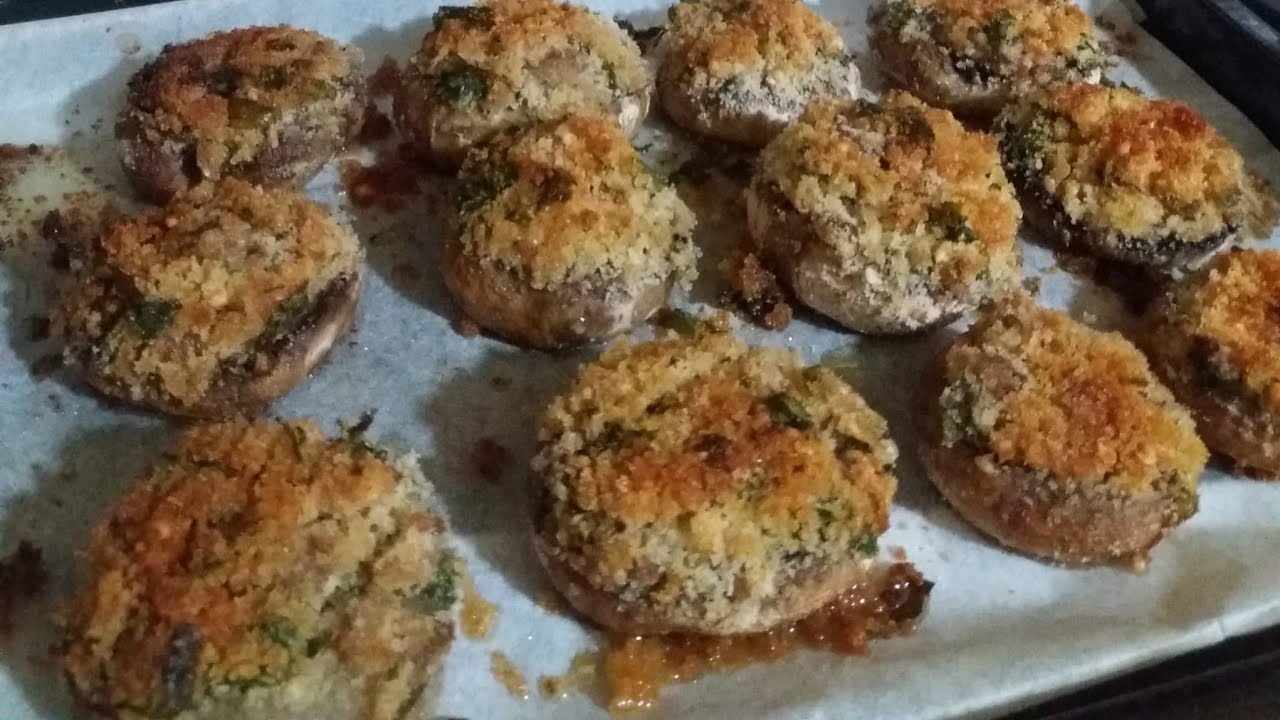 Funghi ripieni al forno..bontà Siciliana