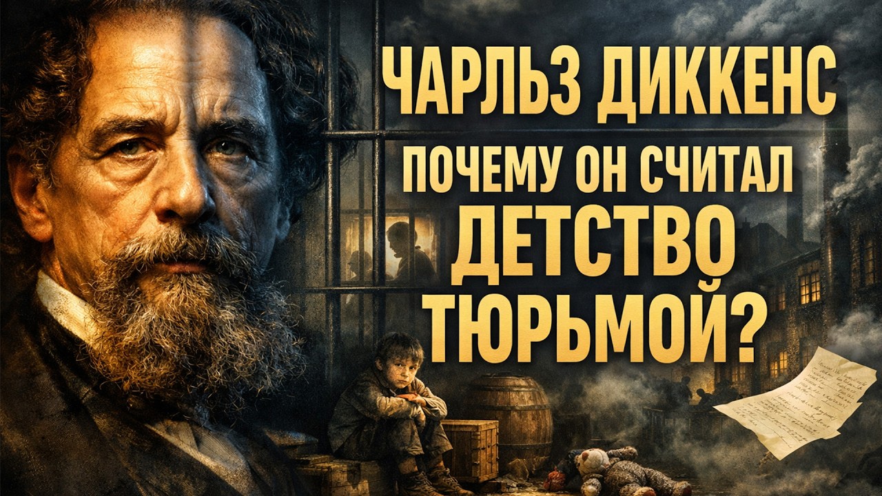 ЧАРЛЬЗ ДИККЕНС: Почему он считал детство ТЮРЬМОЙ и о чем хотел ПРЕДУПРЕДИТЬ родителей будущего?!