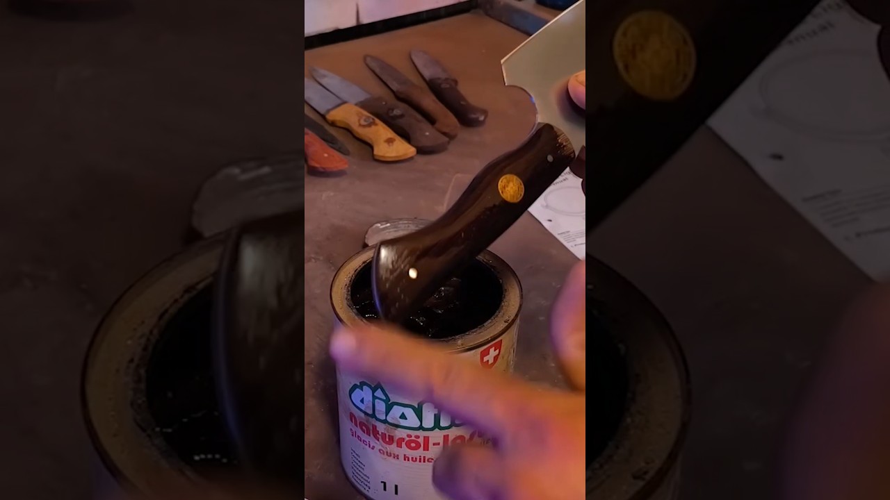 From Scrap to Steel |  Making a Serbian Knife Handle by Hand and Sharpening Its Blade