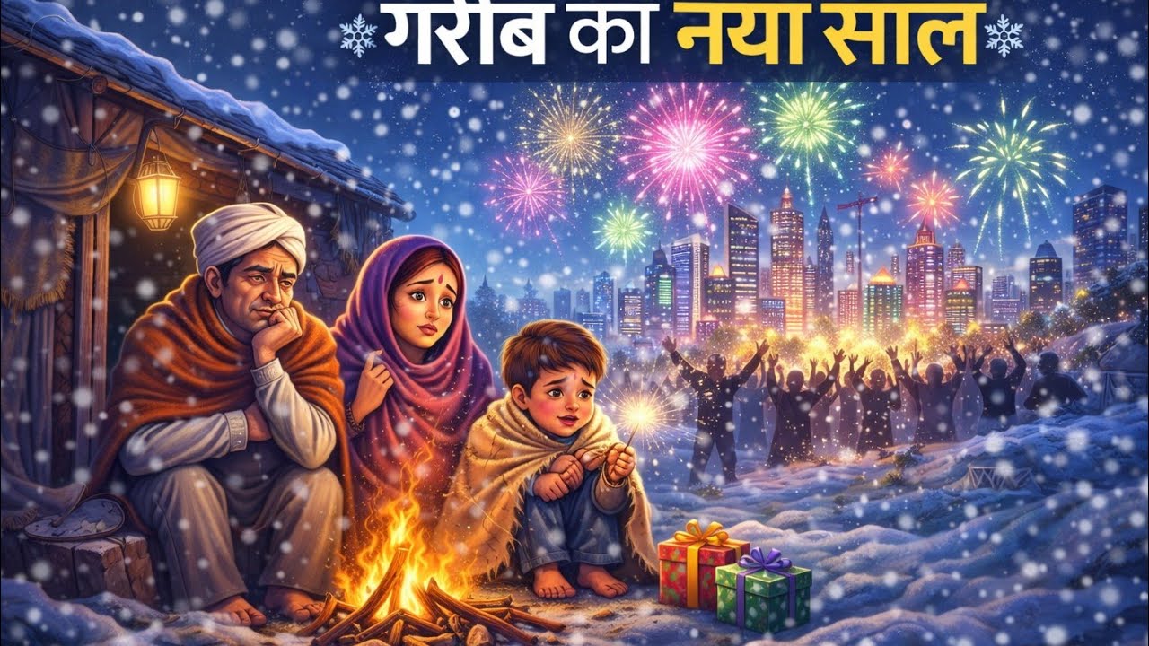 गरीब का नया साल ।happy new year। moral story। hindi kahaniya ।