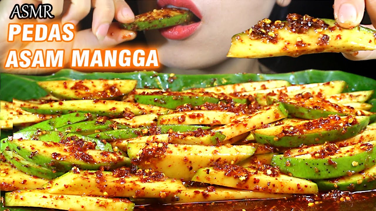 ASMR (ASAM MANGGA PEDAS) Super Spicy Sour Mango.