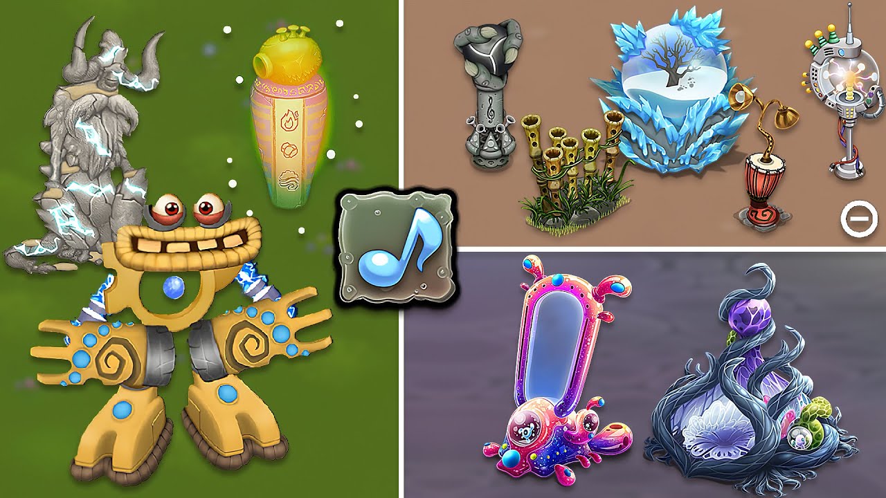 All Activation, Decoration & Structure Sounds - Non-Monster Sounds / All SFX (My Singing Monsters)