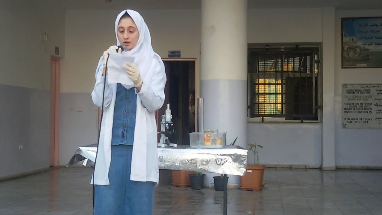 إذاعة مدرسية مميزة لصديقات المختبر العلمي