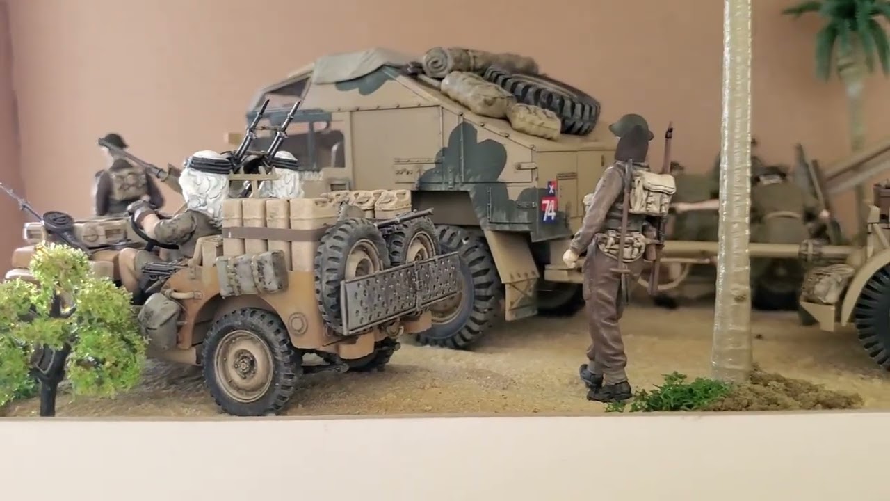 Military Miniatures 24 British Long Range Desert Group