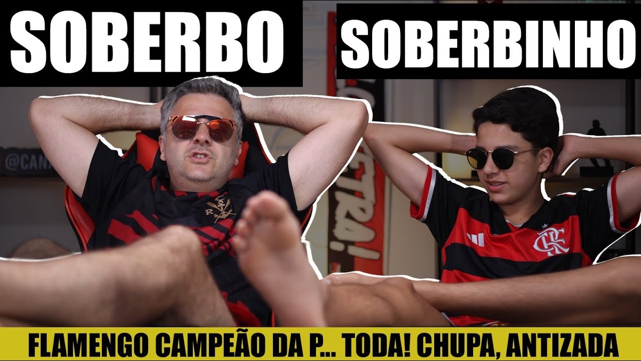 Meu filho &eacute; SOBERBINHO, viu o FLAMENGO ganhar tudo!