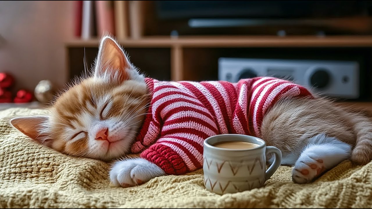 12 Hours of Soothing Sounds for Anxious Cats 🐾 Calming Music & Cozy Atmosphere for Deep Relaxation