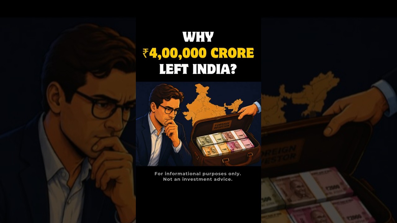 Why FIIs Sold ₹4,00,000 Crore in India?
