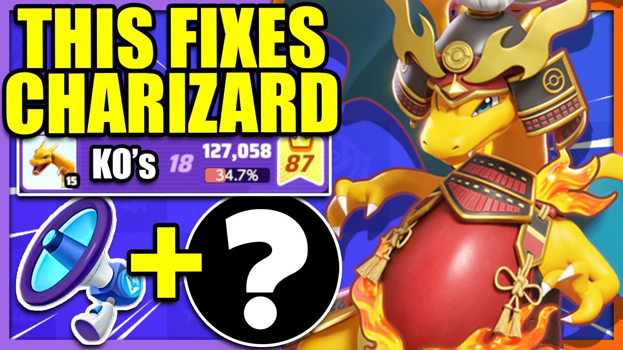 These TWO ITEMS FIX CHARIZARD | Pokemon Unite