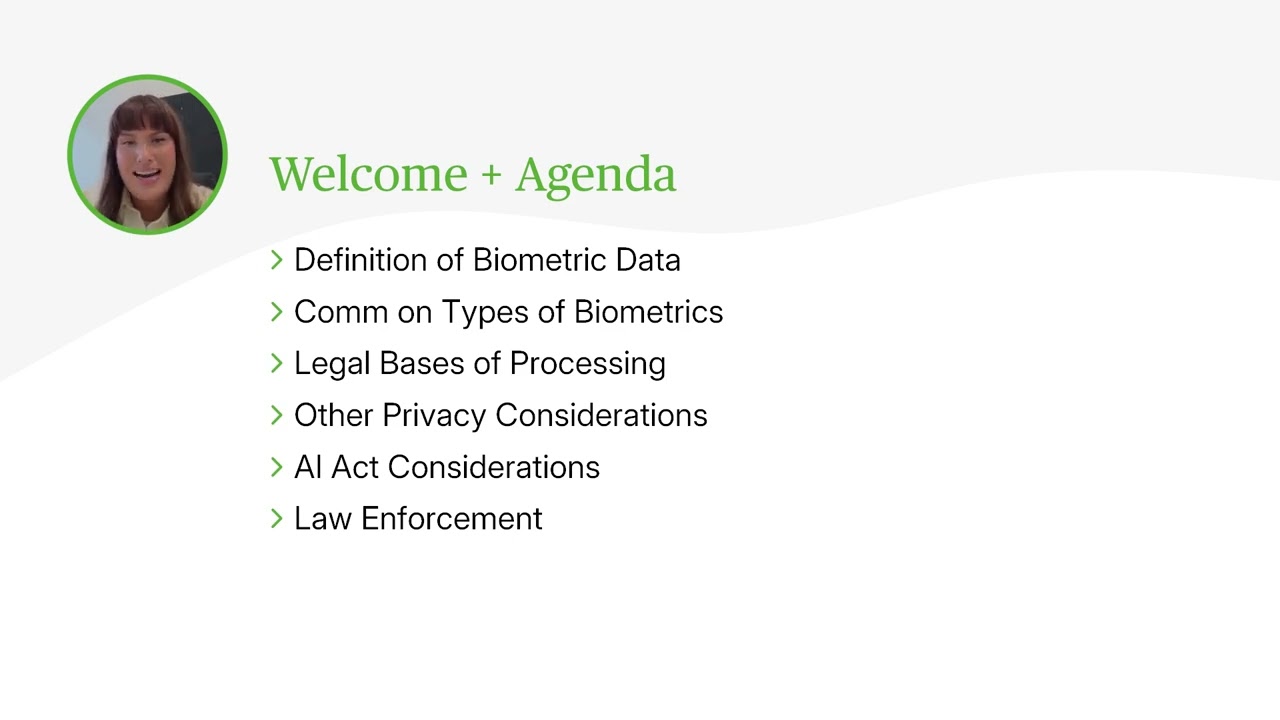 EU Law & the Biometric Revolution - Cut Through the Complexity - Webinar