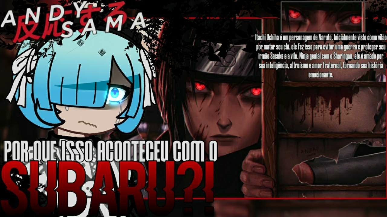 🔴🔪Re:zero react - |olhos cansados| uchiha itachi |‪@AniRap‬​| |as|