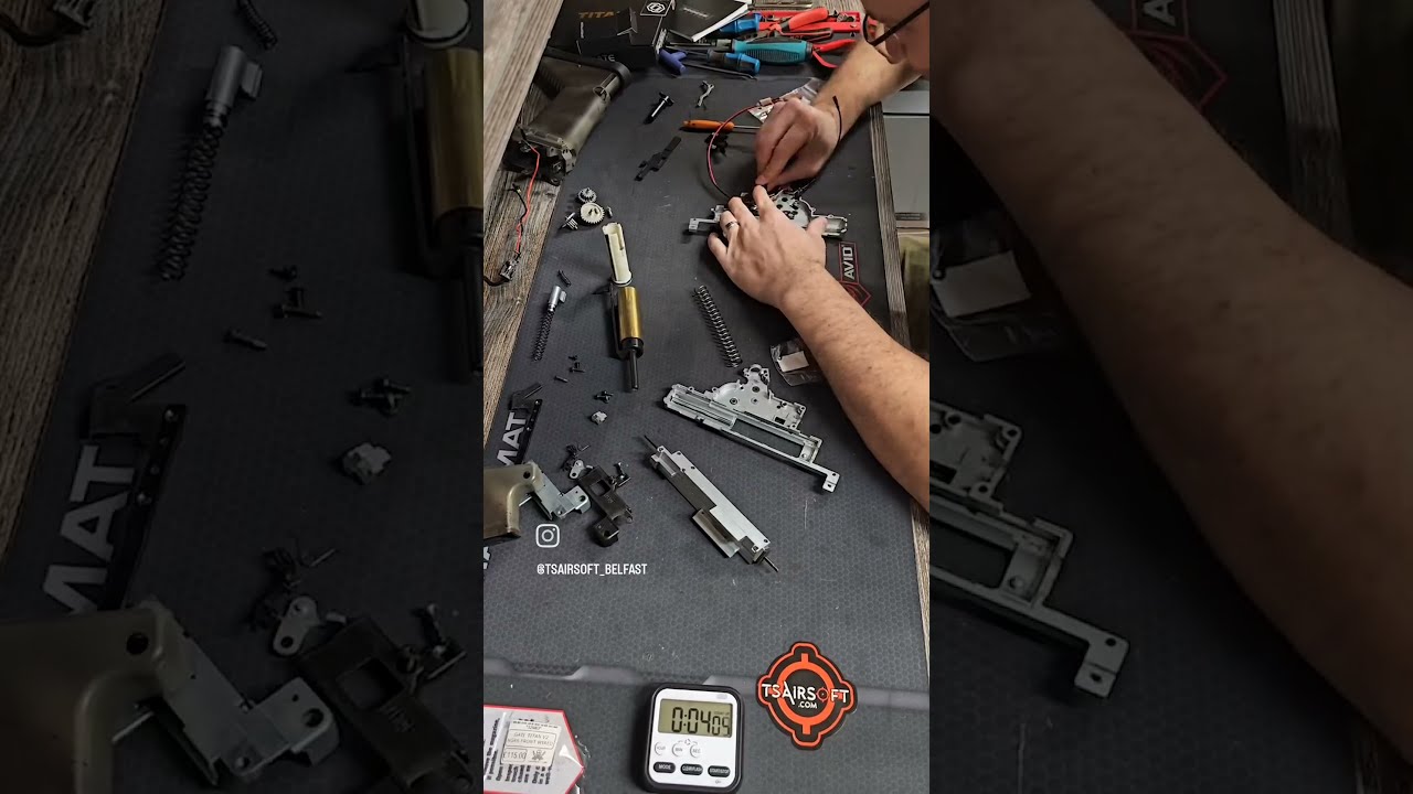 Gate Titan install on NGRS Scar L #hyperlapse #airsoftphotography #airsoftclips #airsoftcommunity