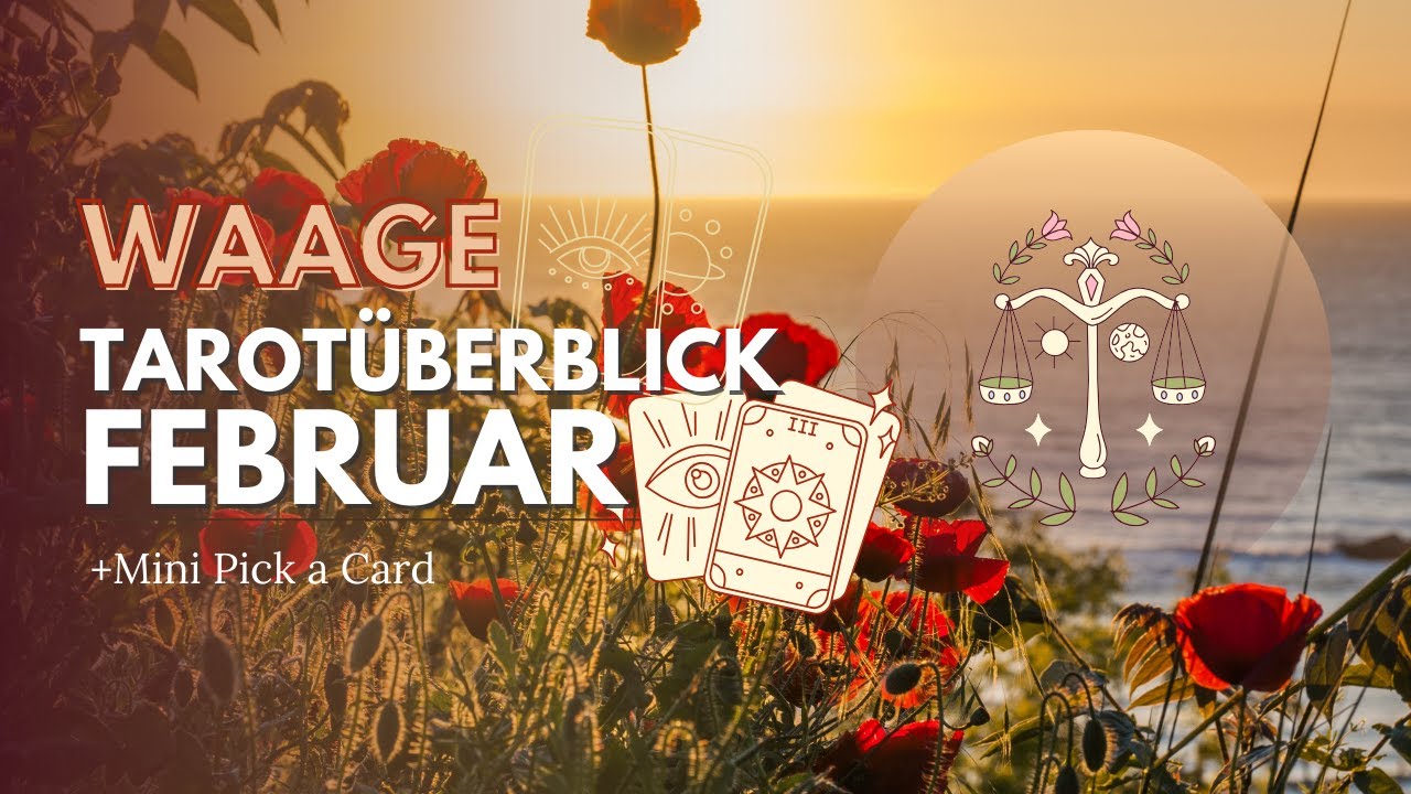 ♎ Waage - Tarot Monatsvorhersage Februar🔮Es tut sich eine neue wichtige Chance auf  #orakel #tarot