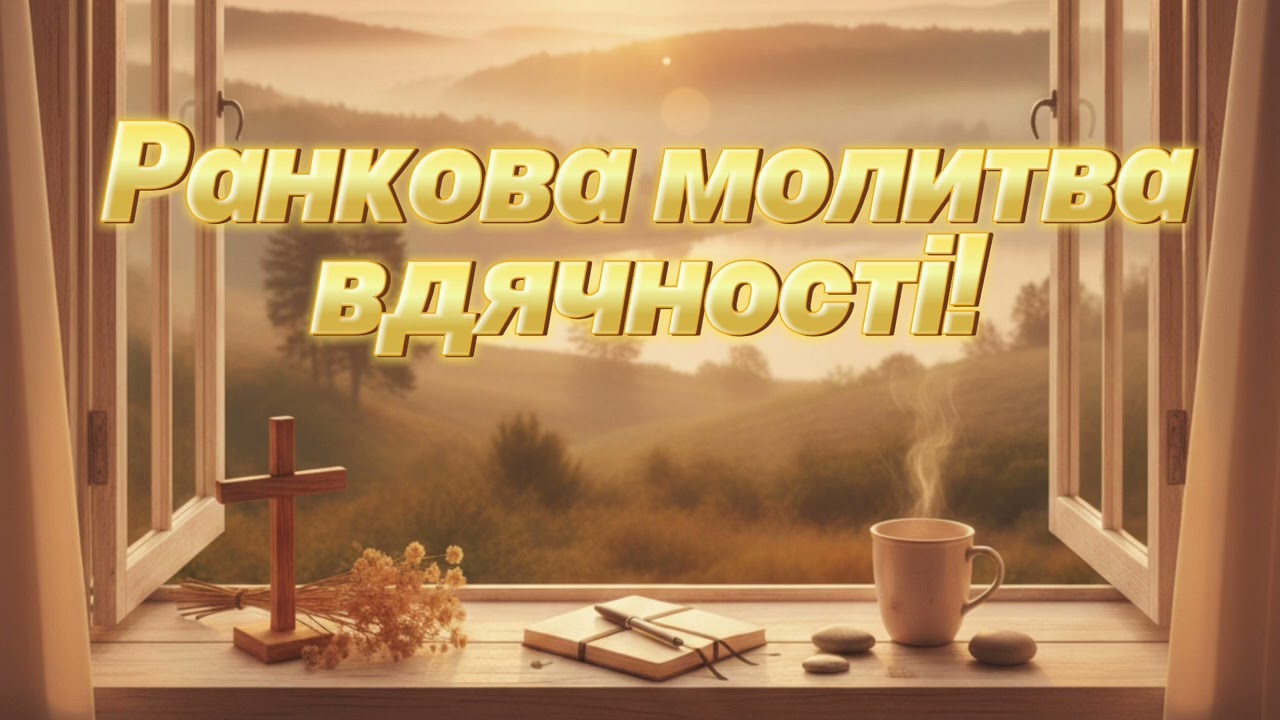 Ранкова молитва вдячності: Почни свій день зі спокою та світла ✨ 🕊️