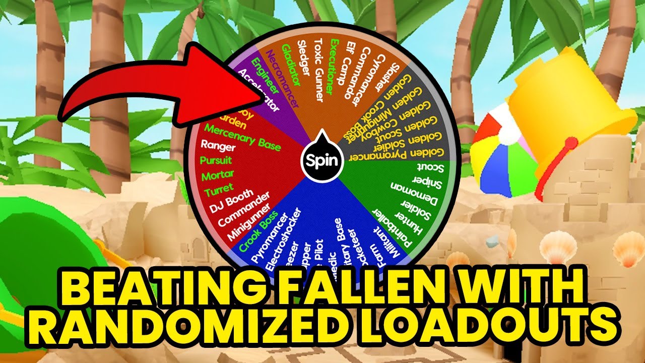 Can We Beat Fallen with Randomized Loadout? (Tower Defense Simulator)