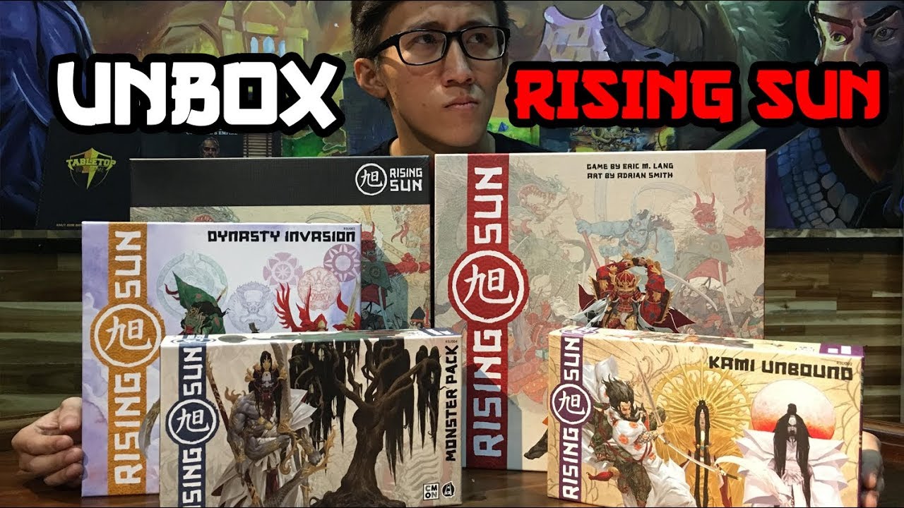 Đập hộp RISING SUN: boardgame KICKSTARTER đầu tiên có mặt tại Việt Nam