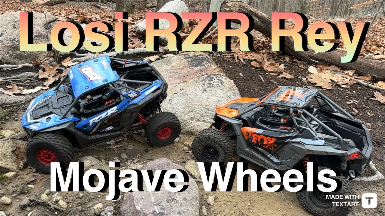 Losi RZR Rey with Arrma Mojave Wheels