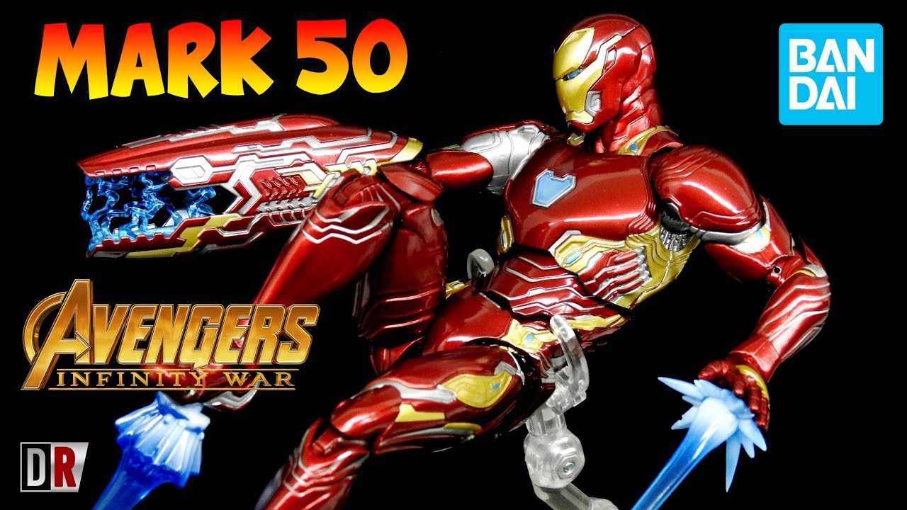 Bandai IRON MAN MARK 50 SH Figuarts Infinity War Review BR / DiegoHDM