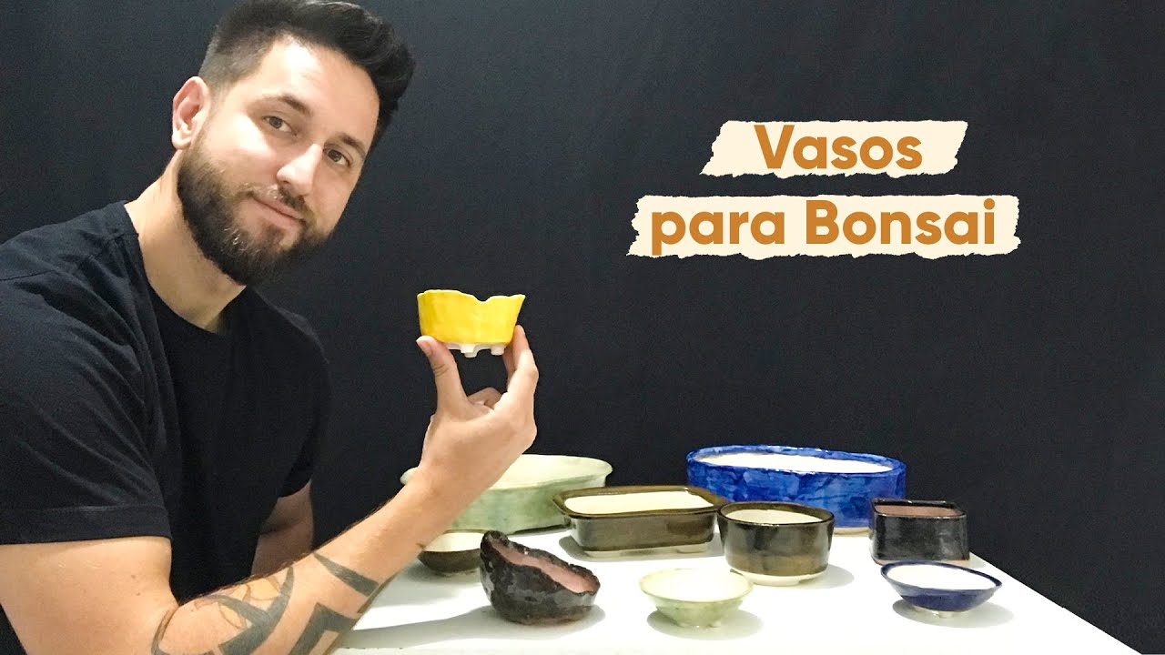 Vasos para Bonsai  - Como faço Meus Vasos de Cerâmica